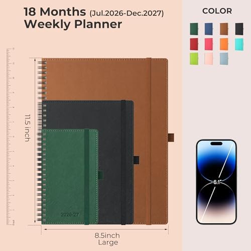 Planner 2026-2027 Daily Daily Weekly and Monthly,11.5"x8.5"