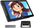 VEIKK Studio 16 Drawing Tablet with Screen 15.6" Digital Drawing Pad Full-Laminated Screen with 16384 Levels Battery Free Pen and Adjustable Stand (125% sRGB)