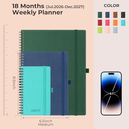 Planner 2026-2027 Daily Daily Weekly and Monthly,8.5"x6.5"