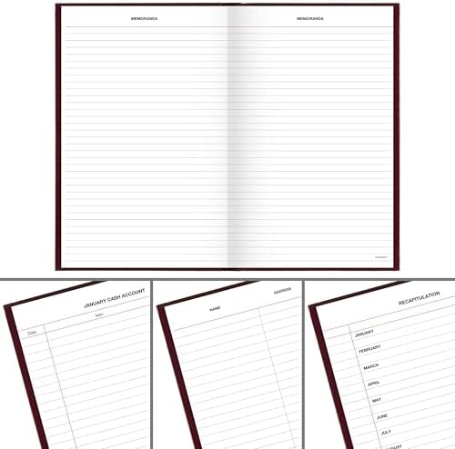 AT-A-GLANCE 2027 Daily Planner, Standard Diary, 7.75" x 12" Journal, Hardcover, Red (SD3761327)
