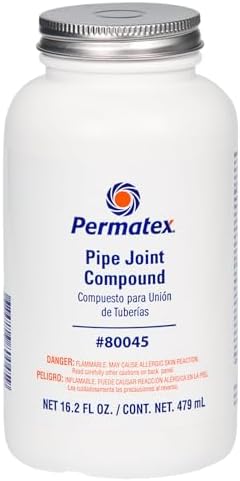 Permatex 80045 Pipe Joint Compound, 16.2 oz. Bottle