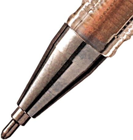 Pentel Arts Slicci Metallic 0.8 mm Needle Tip Gel Pen, Metallic Bronze Ink, Box of 12 (BG208-ME)