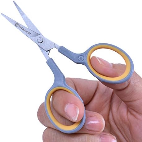 Westcott 4" Sewing Titanium-Bonded Embroidery Scissors, Curved (13865)