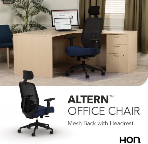 HON Altern Ergonomic Office Chair, Office Desk Computer Chair, Indigo