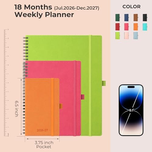 Planner 2026-2027 Daily Daily Weekly and Monthly,6.5"x3.75"