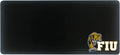 Florida International University Classic Cloth Desk Mat, Durable Office Supplies, Non-Slip Base, Responsive Desk Pad with Smooth Cloth Surface, Black