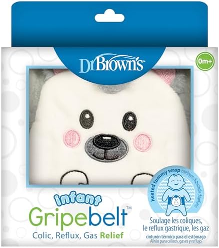 Dr. Brown's Infant Gripebelt Heated Belly Band, Hedgehog, 0m+