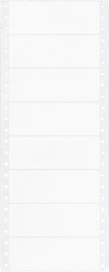 Avery White Computer Labels, 1-7/16" x 4", Dot Matrix and Pin-Feed Printer Compatible, 5,000 Total (4014)