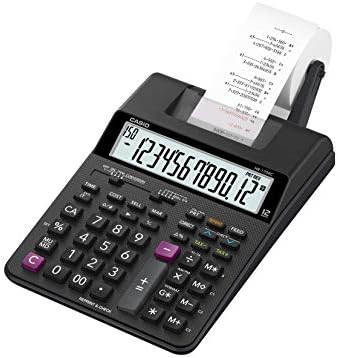 Casio HR-300RC Printing Calculator with Backlit LCD Display,White,Mini-Desktop & HR-170RC Plus, Min-Desktop Printing Calculator (New Version of The HR-100TM)