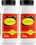SMELLEZE Vomit Clean Up Powder & Blood Body Fluid Super Absorbent Solidifier Deodorizer: 2 lb. Instantly Absorb & Solidify Urine, Blood & Bio Waste for Medical, Tattoo & Pet Mess Cleanup (Pack of 2)