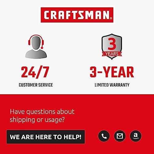 CRAFTSMAN 75 Ft. Contractor Retractable Cord Reel, 4 Grounded Outlets