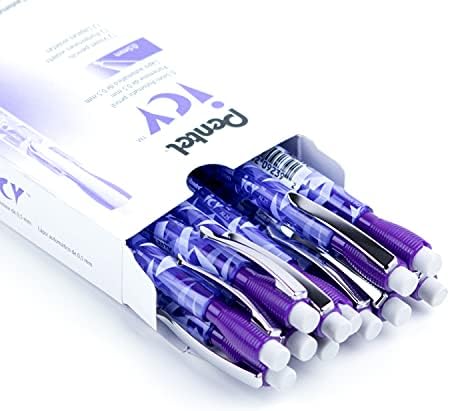 Pentel Icy Automatic Pencil, (0.5mm), Violet Barrel, Box of 12 (AL25TV)