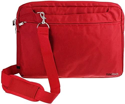 Navitech Red Water Resistant Graphics Tablet Bag - Compatible with Sunany LCD Writing 8.5 inch Tablet Doodle Board