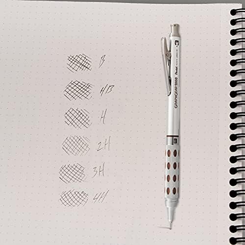 Pentel Super Hi-Polymer Lead Refill (0.3mm) Extra Fine, 2H, 12 pcs/Tube, Box of 12 (300-2H)