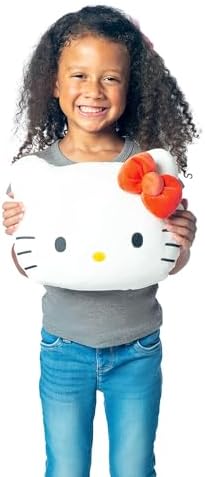 Northwest Hello Kitty Small Cloud Pillow 12 Inch – Plush Stuffed Pillow, Bedroom Decor, Great Gift Idea