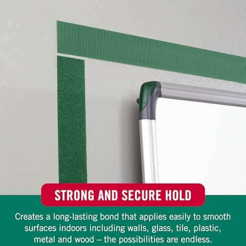 VELCRO Brand Colors Sticky Back Tape, Green, 10ft Roll, Adhesive