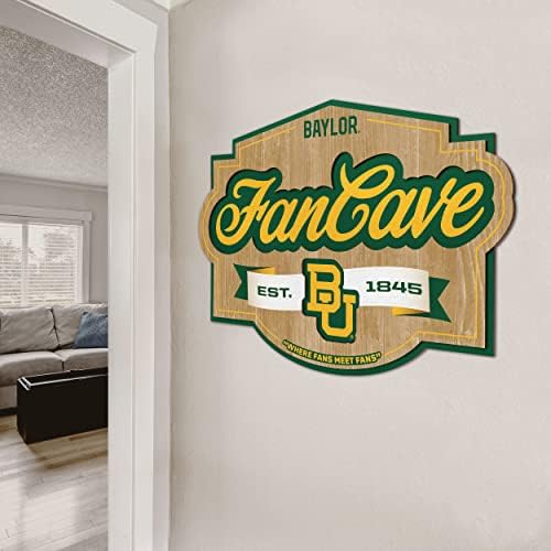 YouTheFan NCAA Officially-licensed FanCave 3D wall art - ready-to-hang, 3D multi-layered construction - floating wall mount design - Perfect fan gift