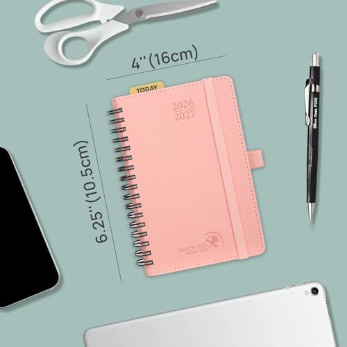 POPRUN Pocket Planner 2026-2027 (Size 4''x6.25'') Academic Pocket Calendar