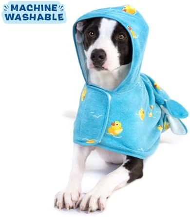 BARKBOX Dog Bathrobe - for Dogs - Medium