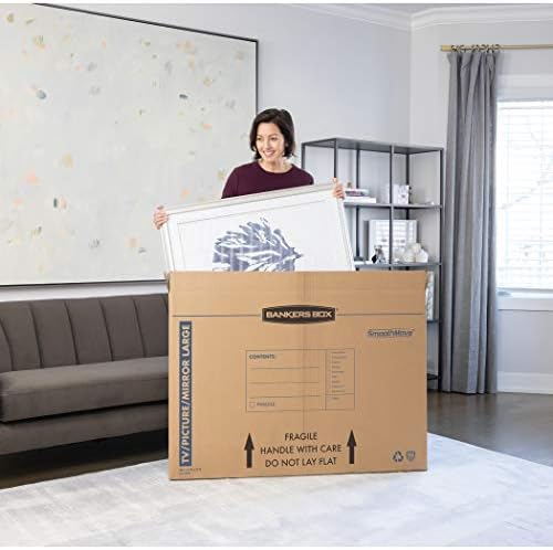 Bankers Box 4-Pack Large TV/Picture/Mirror Moving Boxes