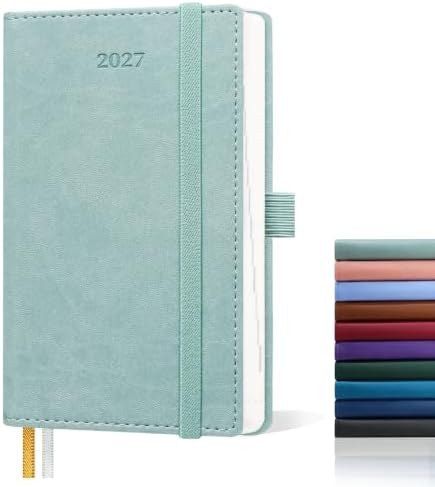 2027 Small Weekly Planner, 6.5" x 3.5", Pocket Calendar for Purse