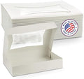 MT Products White Chocolate Covered Strawberry Boxes 12" x 8" x 2.25" - Auto Pop-Up Bakery Boxes with Window (Pack of 15)- Made in USA