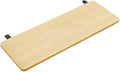 Desk Extender Tray, Punch-Free Clamp on 90° Foldable Keyboard Drawer Tray, Table Mount Armrest Shelf, Computer Elbow Arm Support (Wood Color, 27.6"*9.8"*0.5"/70cm*25cm*1.2cm)