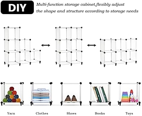 AWTATOS Closet Organizer, 6 Cube Storage Organizer, Closet Storage Shelves