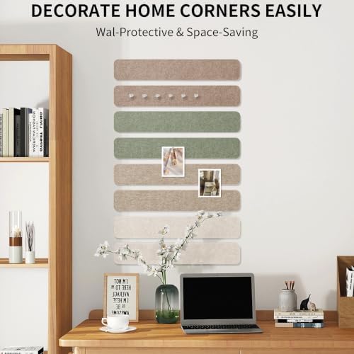 Small Cork Board Strip for Office, 1/2'' Corkboard Strips for Walls