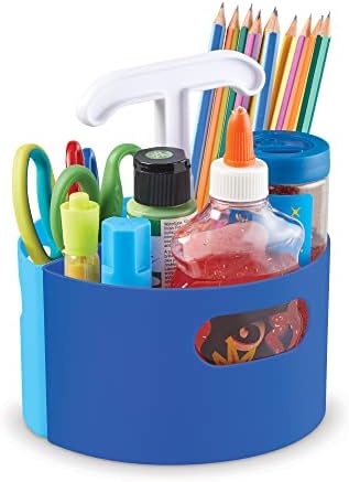 Learning Resources Create-a-Space Storage Mini Center, Blue