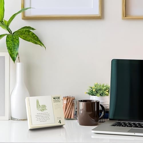 The Old Farmer's Almanac 2026 Daily Desk Calendar: Boxed Page-a-Day Gardening Calendar with Day-to-Day Tips, Folklore, Advice & Planting Secrets