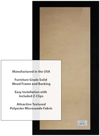 ATS Acoustics Microsuede Acoustic Panel 24" x 48" x 4" Square Edge (Black)