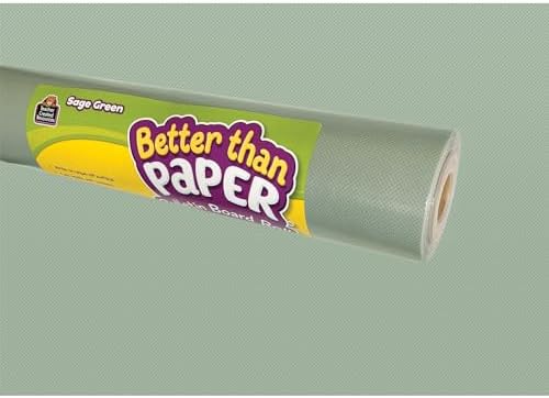 Teacher Created Resources Better Than Paper Bulletin Board Roll, Sage Green, 4-Pack