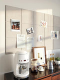 Thick Felt Pin Board Tiles 15 Pack, 11.8x11.8 Bulletin Board for Wall