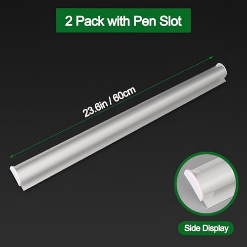Ticket Holder for Restaurant Order Receipt Holders Strip(24 in, Silver, 2p)