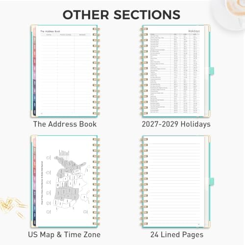 RETTACY 2027 Planner, Weekly and Monthly, A5 Size (5.7" x 8.3")