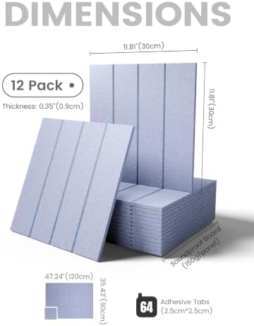 Fluxynara Felt Bulletin Board & Cork Board Alternative, Soft Periwinkle