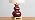 JONATHAN Y Vienna 25.5" Classic Red Ceramic Gourd Table Lamp, Brass Base