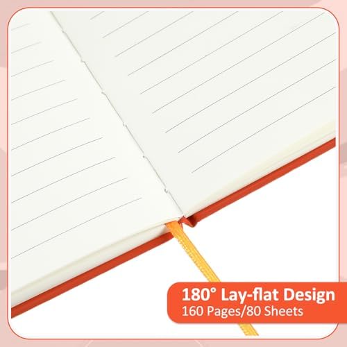 Ceenna 16 Packs Pocket Small Notebook Journals Mini Notebook Bulk 160 Pages/80 Sheets Hardcover with Thick Lined Paper 3.7" x 5.7" A6 Small Notepad Bright Color for Office Home Journey Supplies