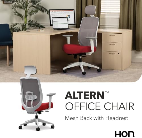 HON Altern Ergonomic Office Chair, Office Desk Computer Chair, Ruby