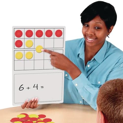 Really Good Stuff Ten-Frame Magnetic Dry-Erase Board Kit