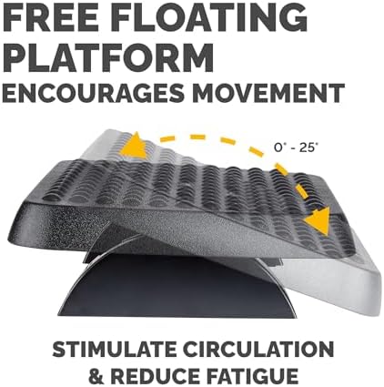 Fellowes 48121 Standard Foot Rest, Graphite