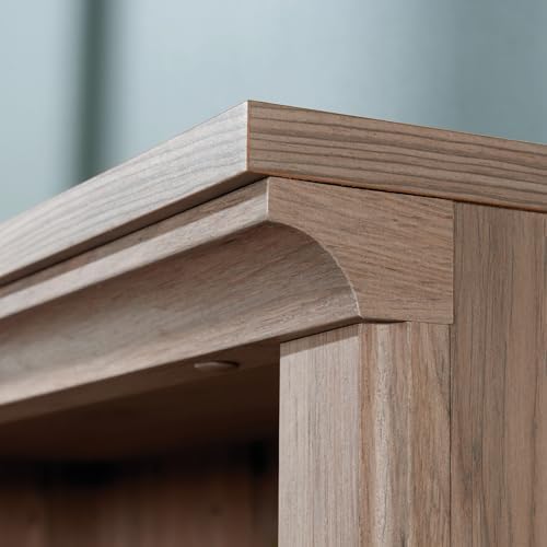 Sauder 5 Tier Book Shelf Wooden Bookcase Multipurpose Bookshelf for Home Office, Living Room, in Laurel Oak