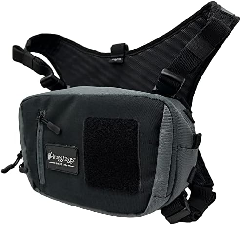 FROGG TOGGS Catchall Chest Pack, fly fishing anglers pack, Black, OS