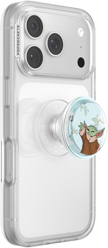 PopSockets Adhesive Phone Grip, Holder- Squishy Force | Secure Comfortable Hold, Anti-Drop, Kickstand, Disney, Mickey Mouse, Minnie, Tidepool, Liquid, Glitter