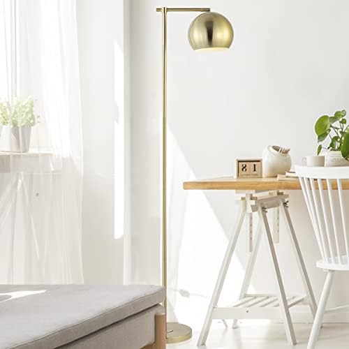 JONATHAN Y Eva Modern Contemporary Floor Lamp 58.5" Metal, Brass Gold