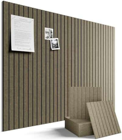 Fluxynara 48" x 36" Large Felt Bulletin Board, Earth Brown