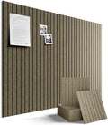 Fluxynara 48" x 36" Large Felt Bulletin Board, Earth Brown