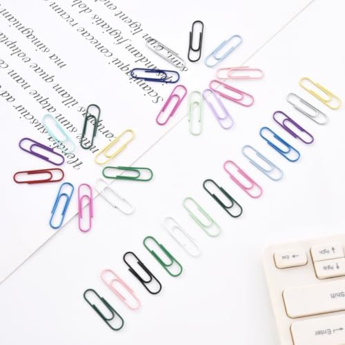 10 packs / 800 pieces 1.1 in Multi Color Office Document Fasteners