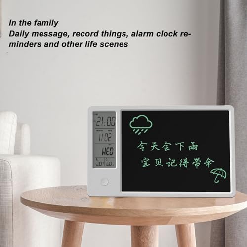 Electronic LCD Writing Tablet, 10.24 x 6.3 x 0.39in Electronic Digital Writing Board, HD LCD Display Erasable Drawing Doodle Board,Writing Board Calendar Office Memo Message